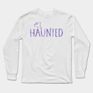 haunted watercolor Long Sleeve T-Shirt